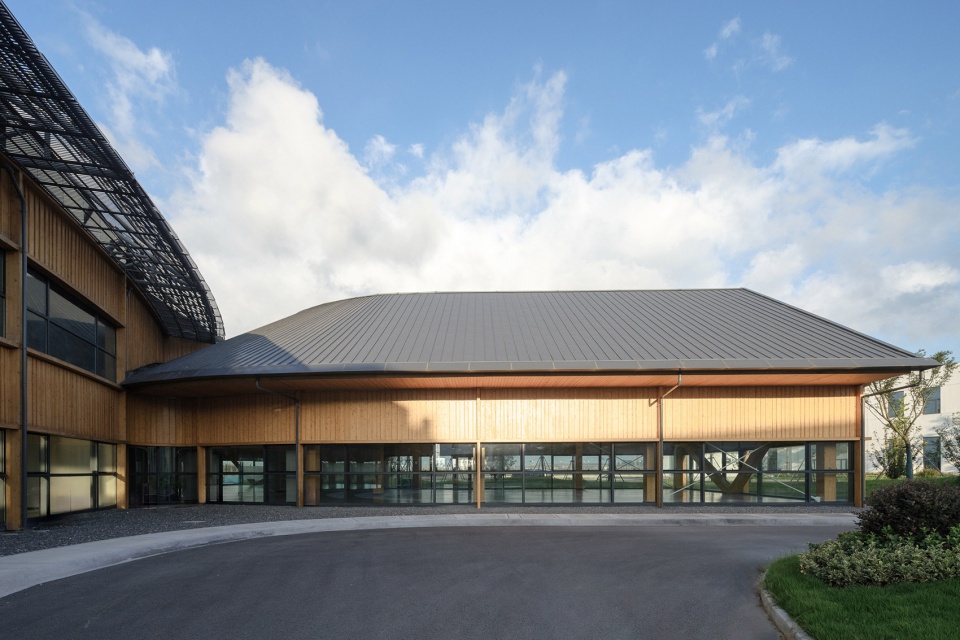 dafeng timber structure research and design center by cats