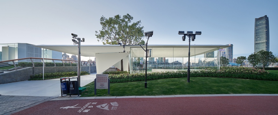 waiting lounge of oriental pearl cruise dock by atelier z