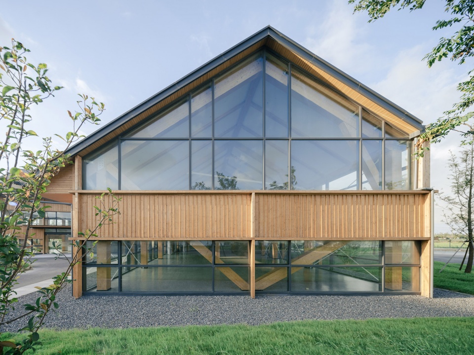 dafeng timber structure research and design center by cats