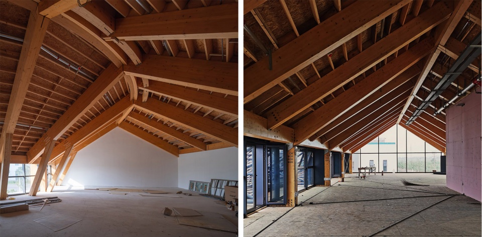 dafeng timber structure research and design center by cats