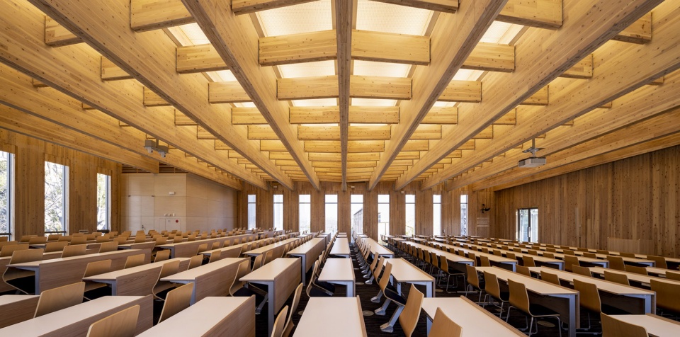 Okayama University Wooden Classroom by Kengo Kuma and Associates
