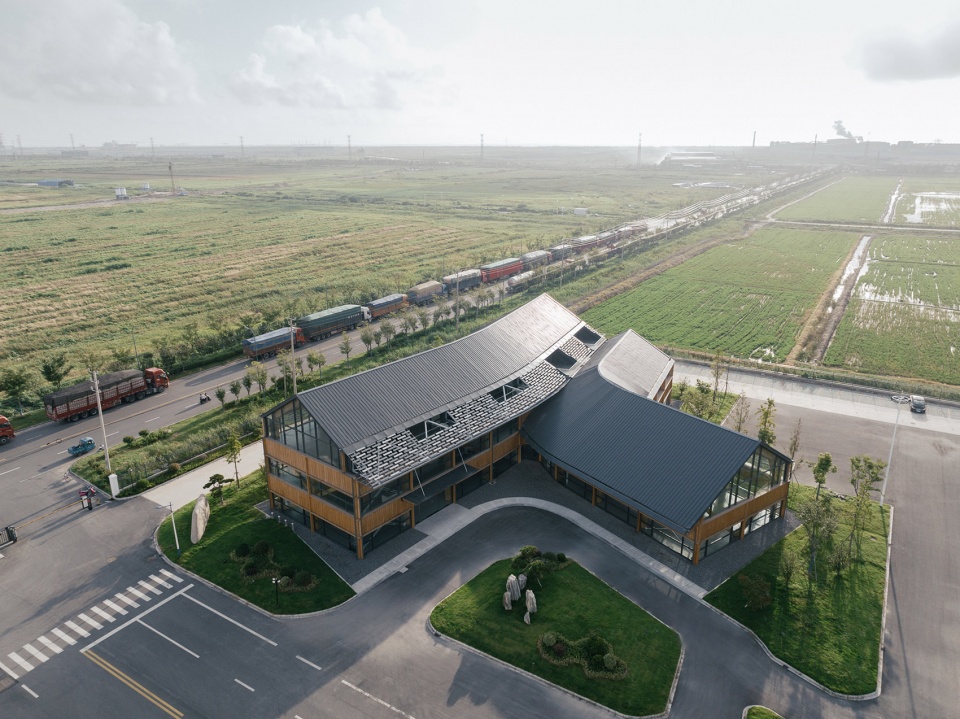 dafeng timber structure research and design center by cats