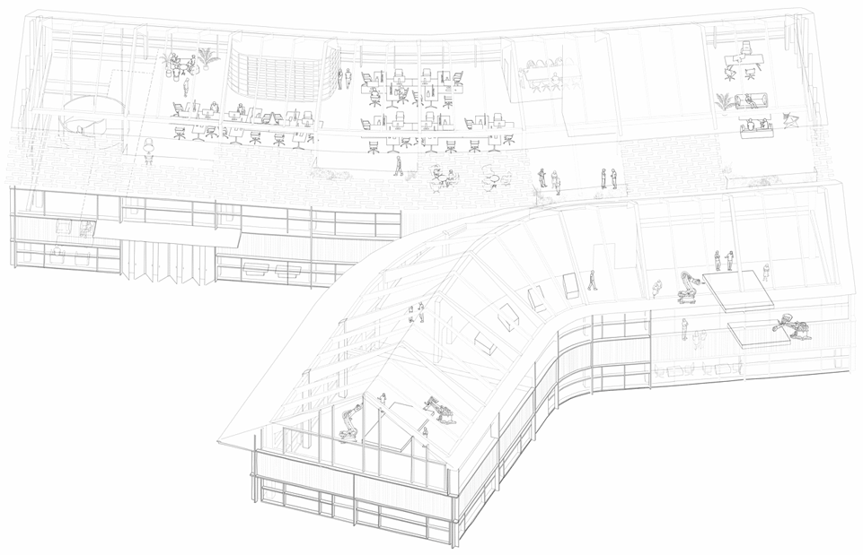dafeng timber structure research and design center by cats