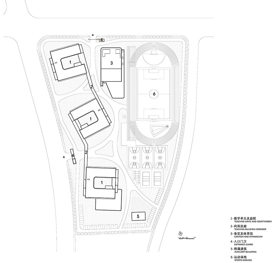 Beikang Junior High School Education Architecture Complex Jinan by Architect Hu Bo