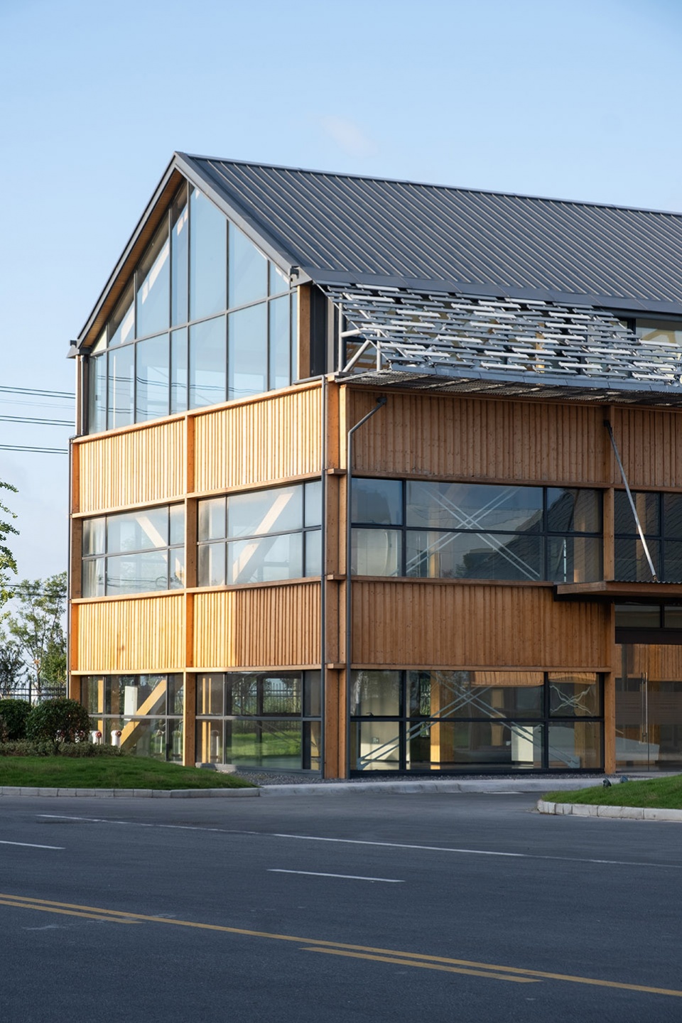 dafeng timber structure research and design center by cats