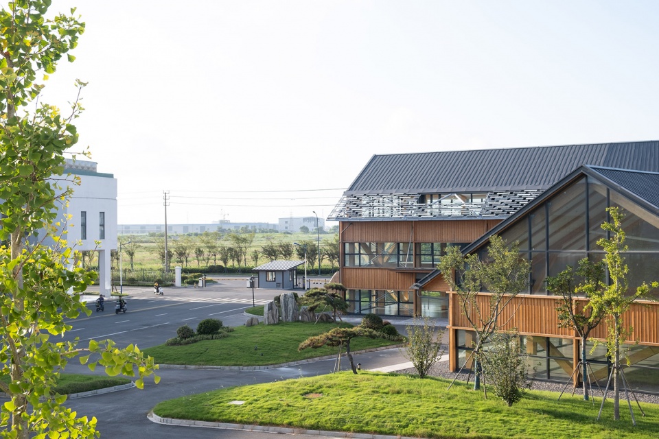 dafeng timber structure research and design center by cats