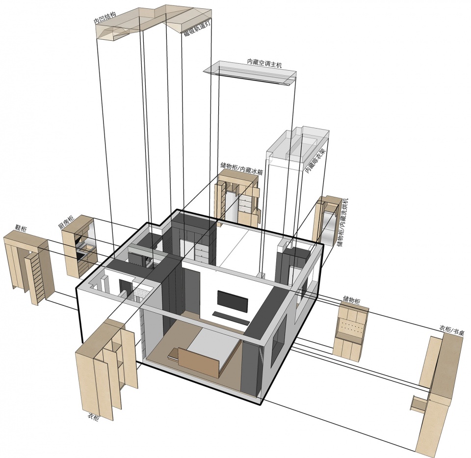 轴测图axonometric tens atelier