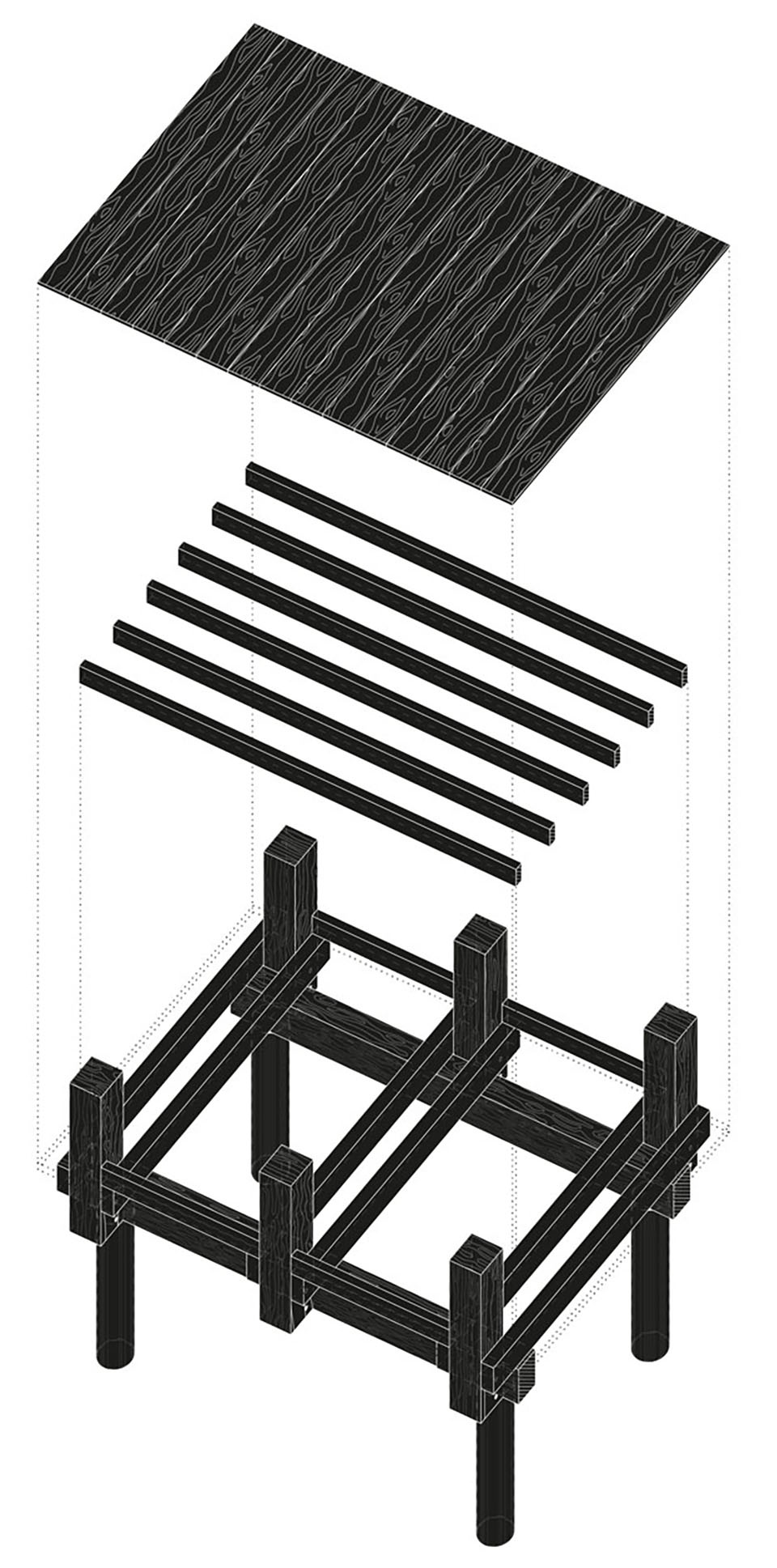 Malevich Park waterfall Basis architectural bureau
