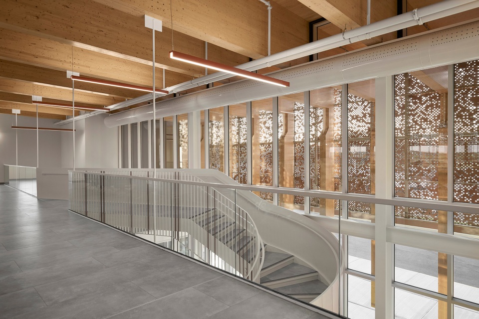 a new air terminal for the rouyn noranda airport by evoq artcad