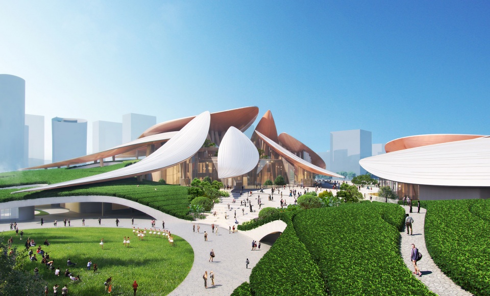 Anji Culture and Art Center by MAD