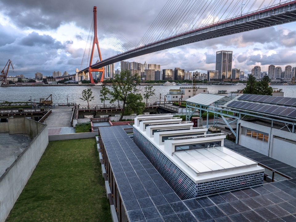 Huangpu River Yangpu Bridge Water Quality Automatic Monitoring Station Renovation by ATELIER L Tongji Architectural Design Group Co Ltd