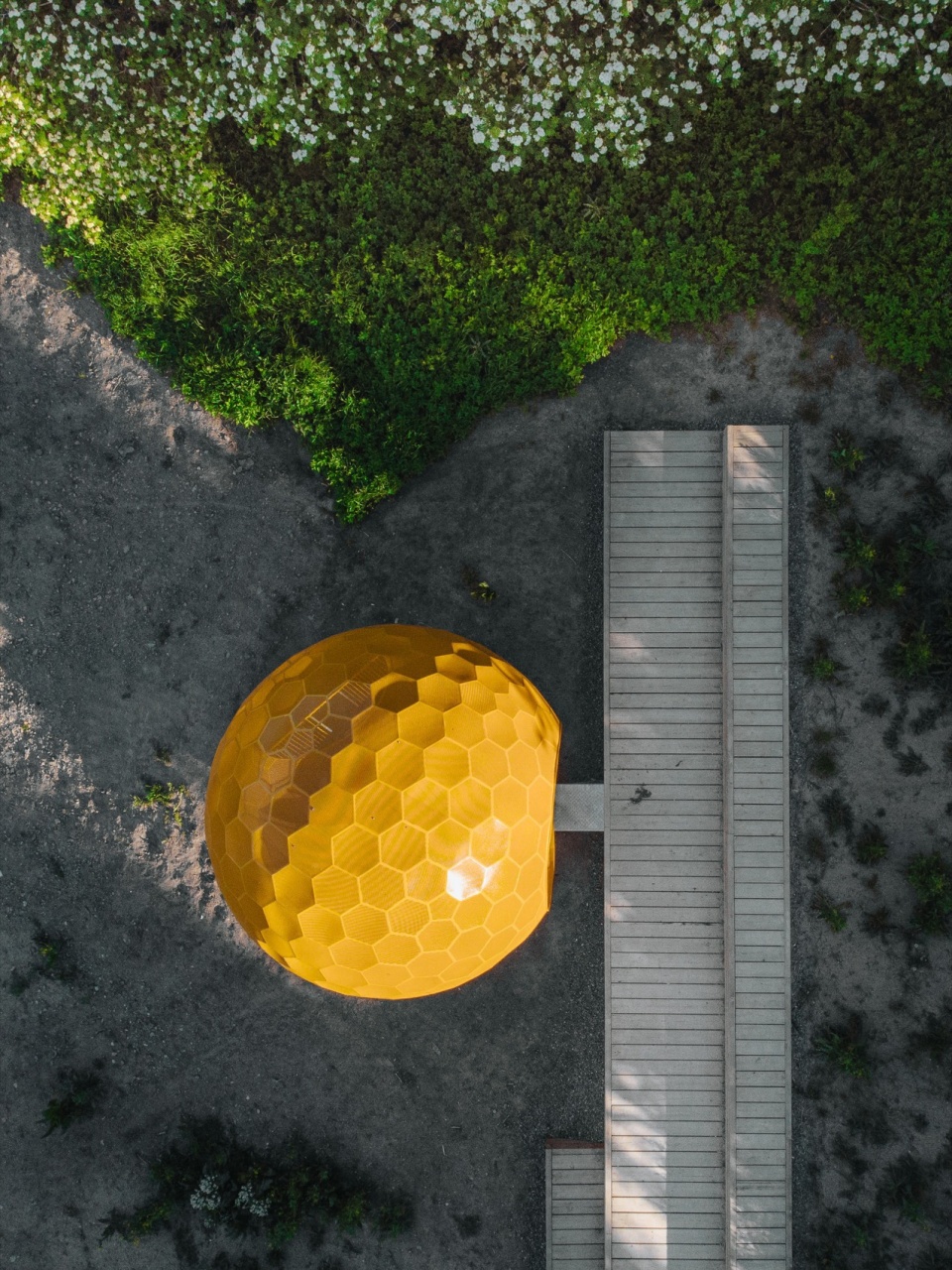 varbergstoppen playground spheres by andrenfogelstrom