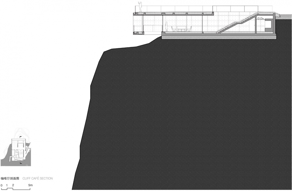 cliff cafe and tower house by trace architecture office tao