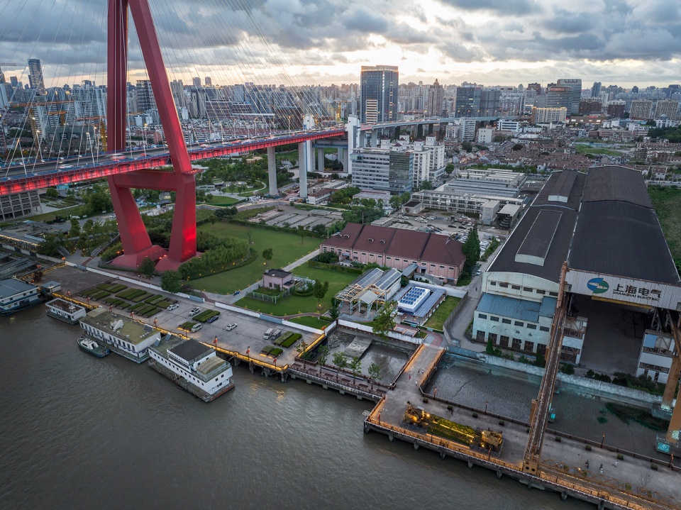 Huangpu River Yangpu Bridge Water Quality Automatic Monitoring Station Renovation by ATELIER L Tongji Architectural Design Group Co Ltd