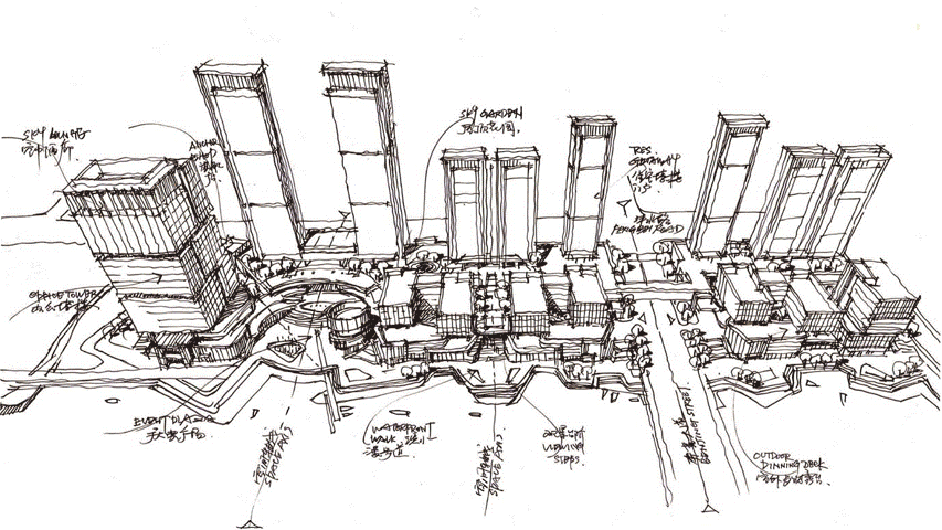 hangzhou asian games village vanke waterfront mixed use by hks