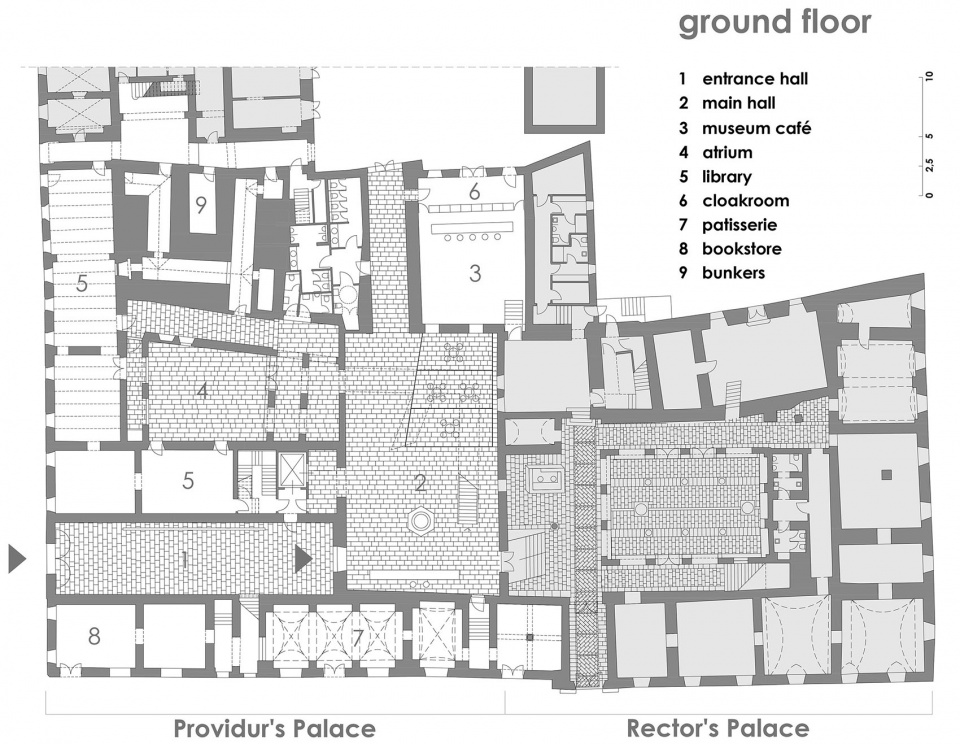 Providurs Palace Ground Floor