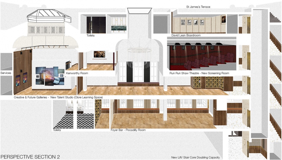 bafta headquarters by benedetti architects