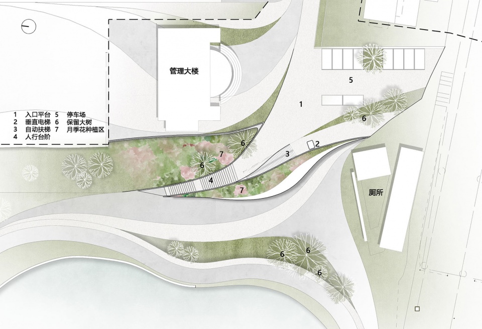 redevelopment design of the eastern entrance of shenzhen peoples park
