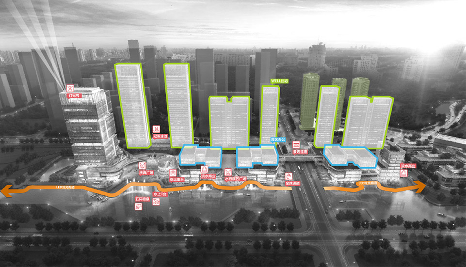 hangzhou asian games village vanke waterfront mixed use by hks