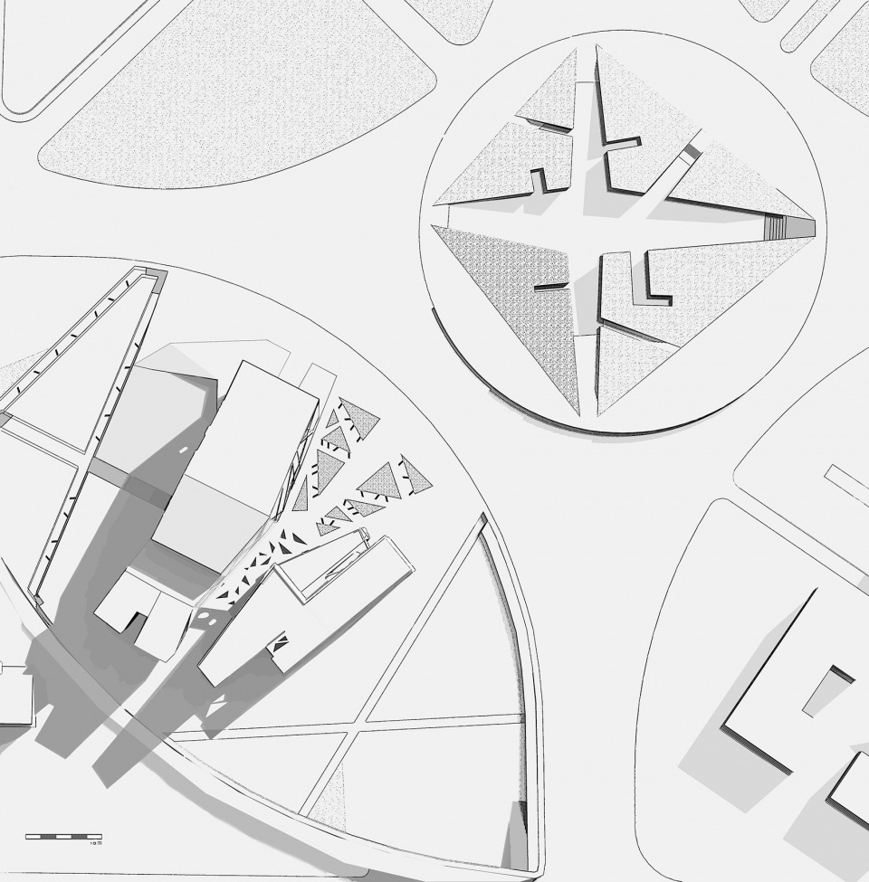 university of semnan auditorium and library by new wave architecture