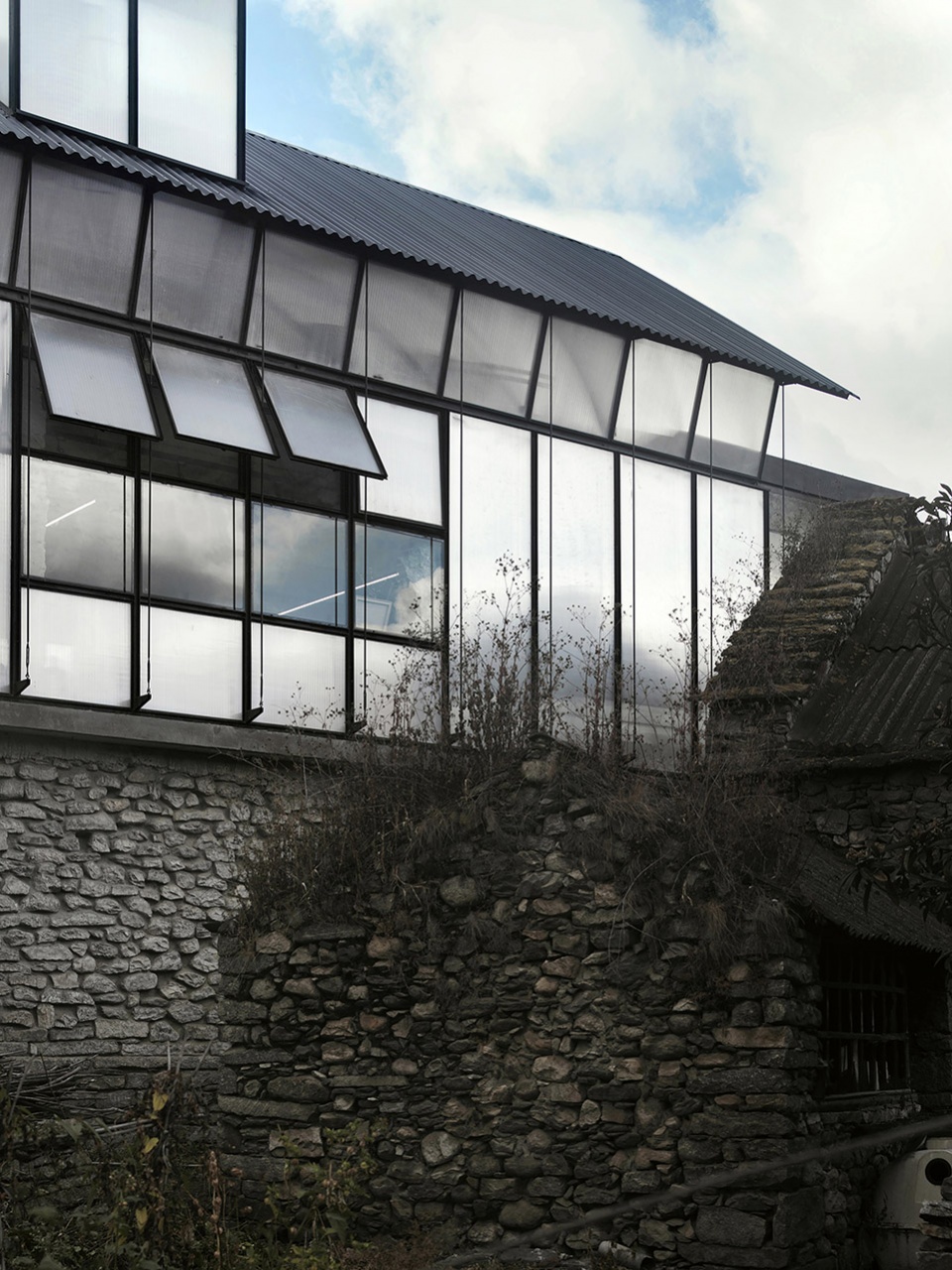 ruins cave garden by arconnect architects