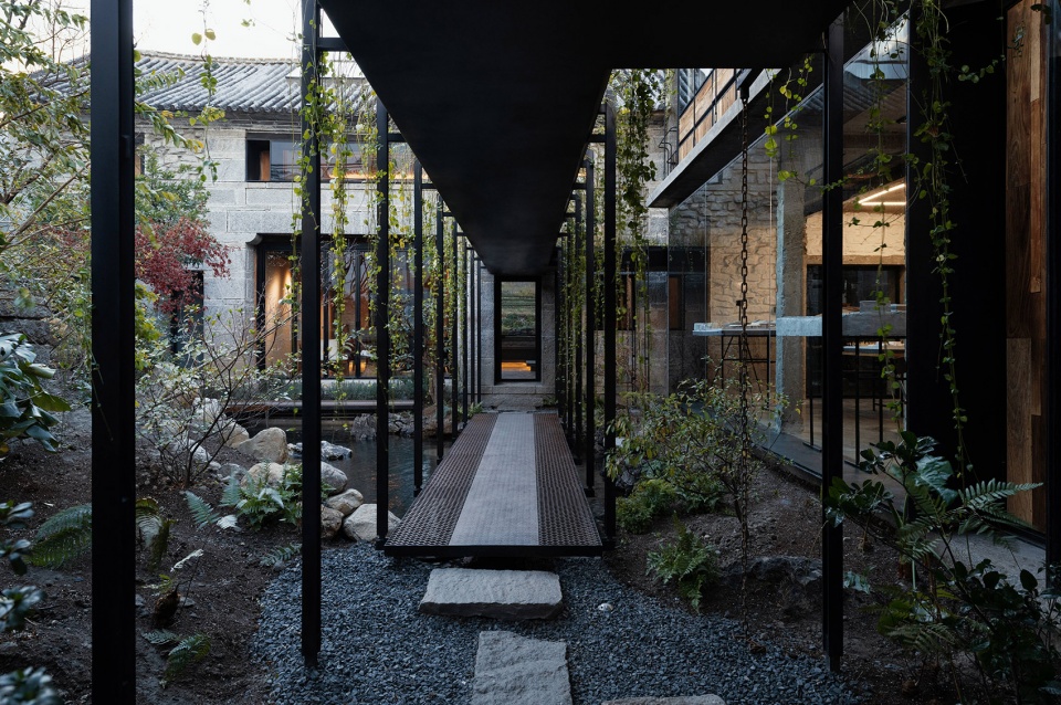 ruins cave garden by arconnect architects