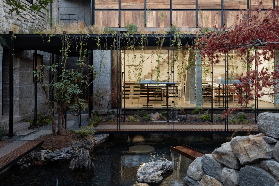ruins cave garden by arconnect architects