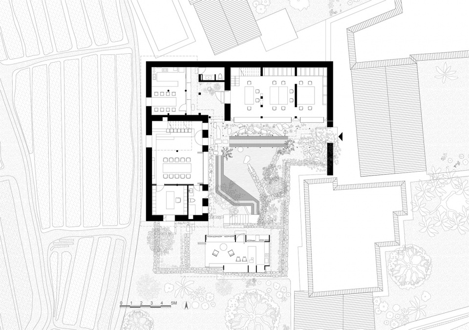 ruins cave garden by arconnect architects