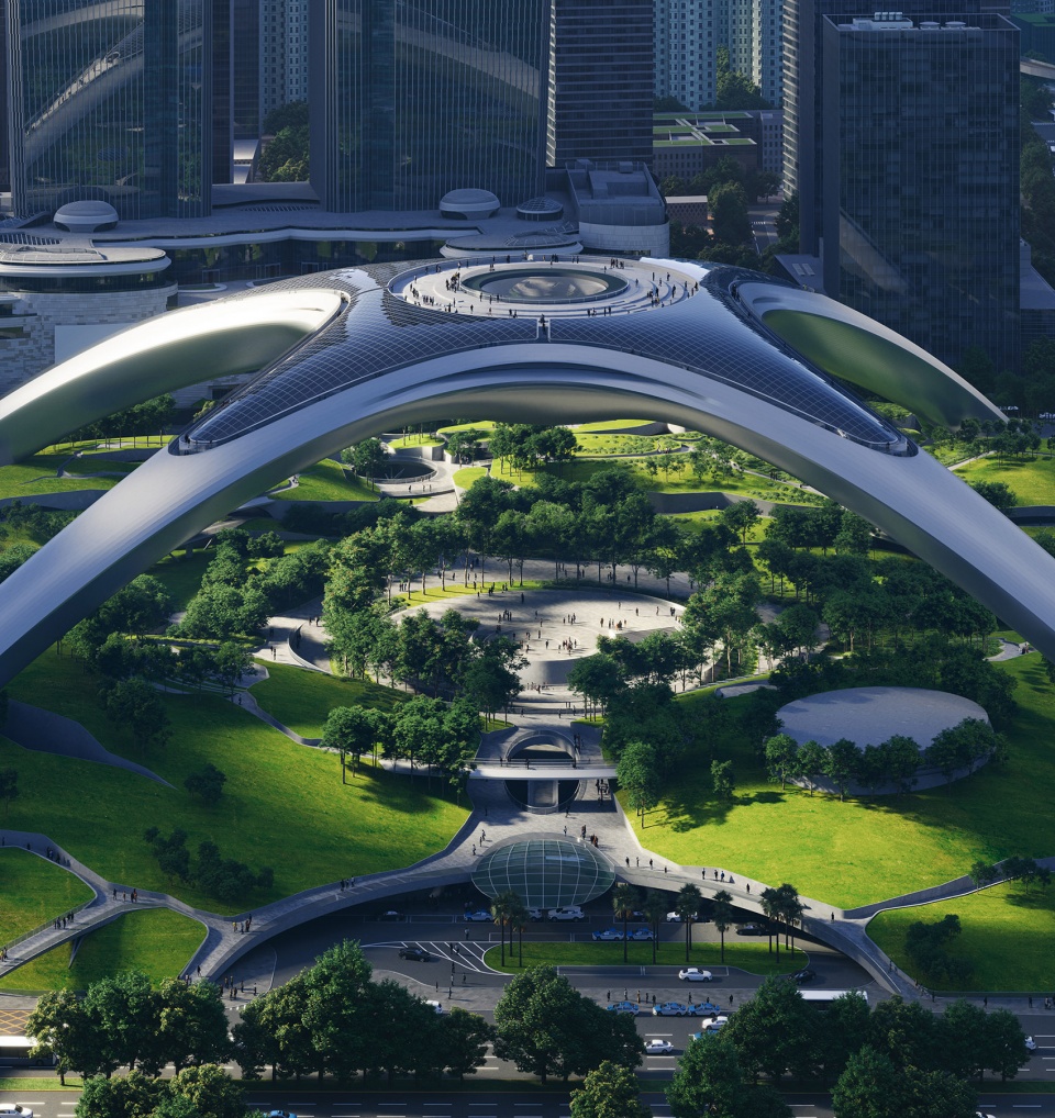 shenzhen north railway station by mad