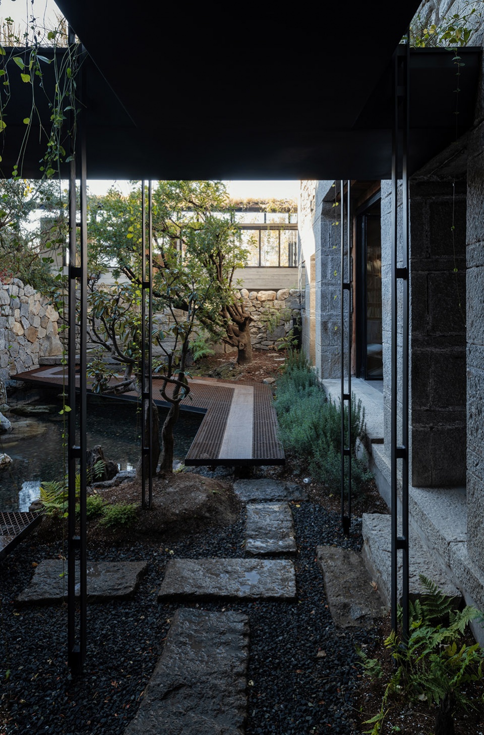 ruins cave garden by arconnect architects
