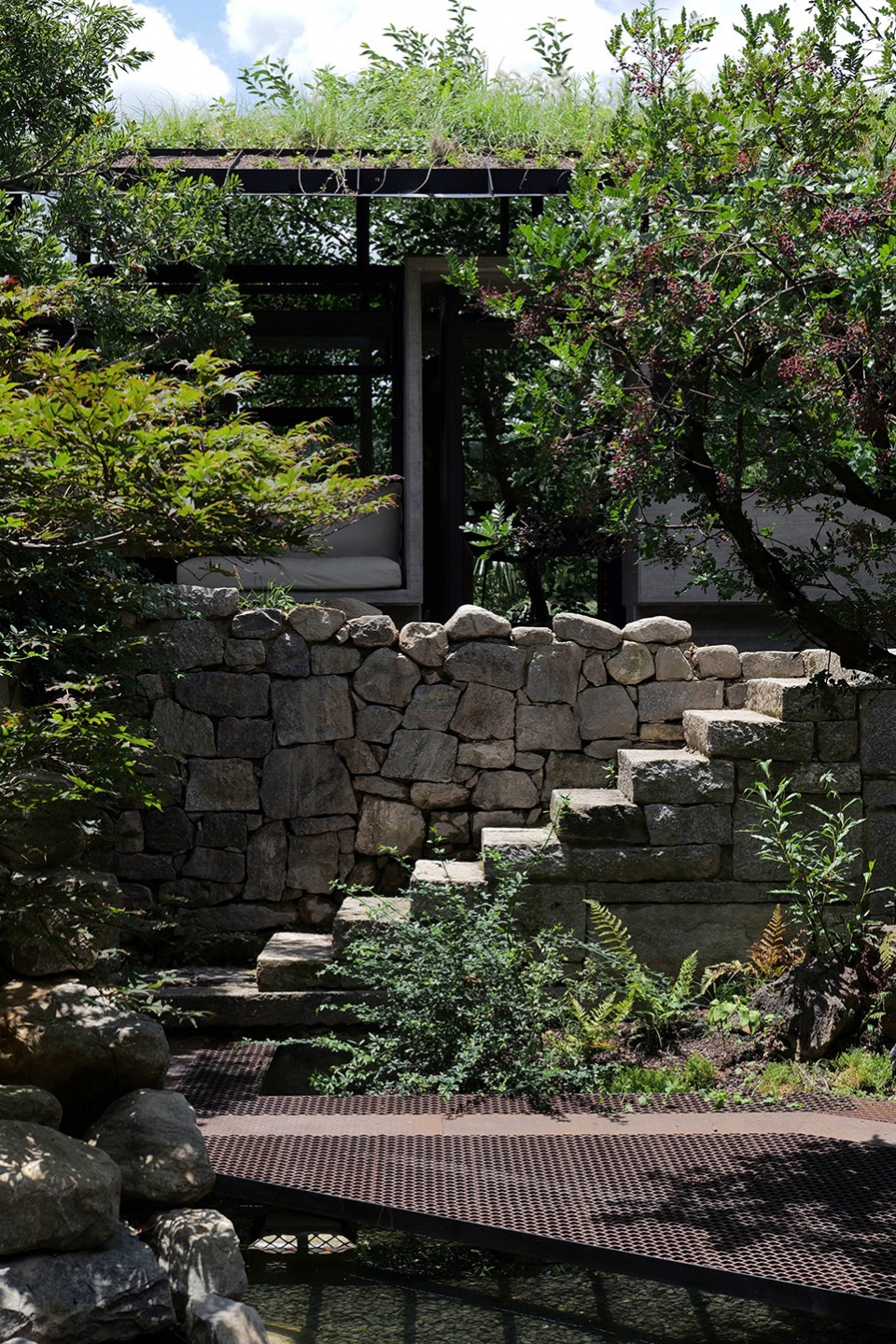 ruins cave garden by arconnect architects