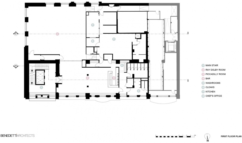 bafta headquarters by benedetti architects