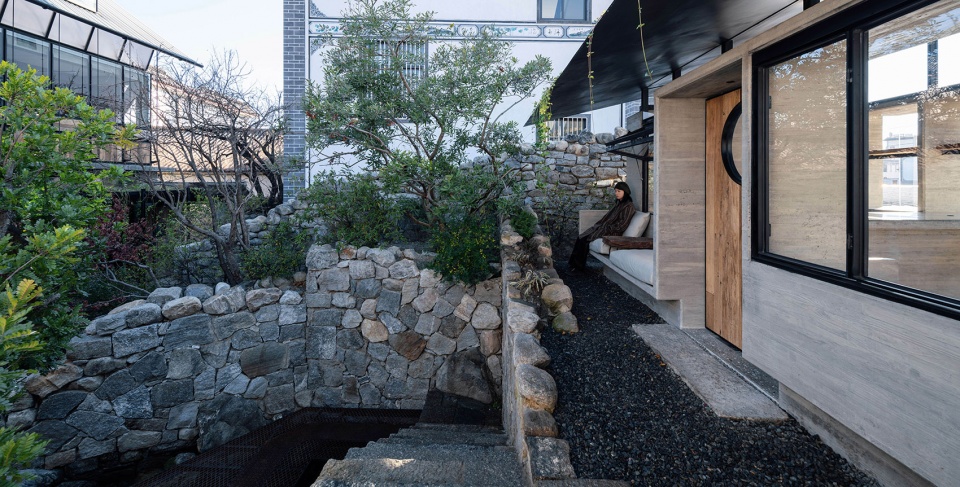 ruins cave garden by arconnect architects