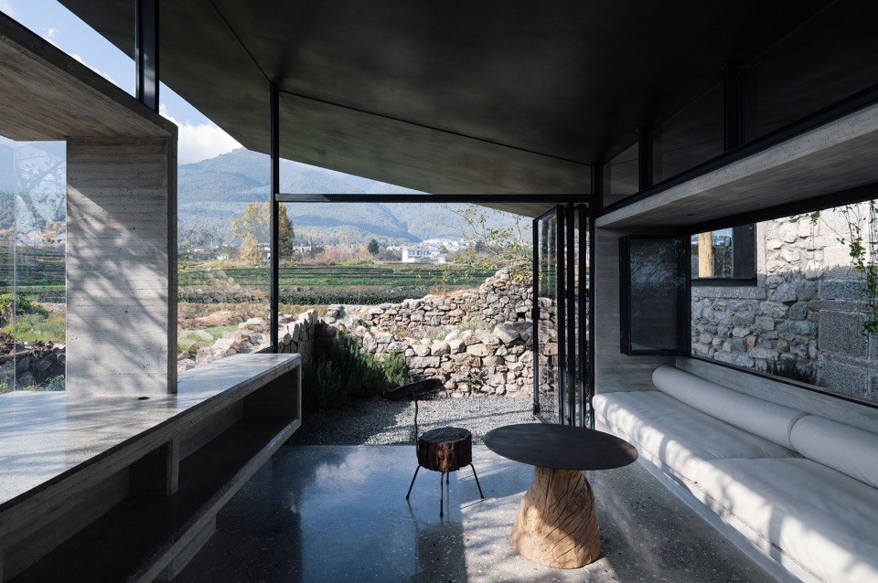 ruins cave garden by arconnect architects