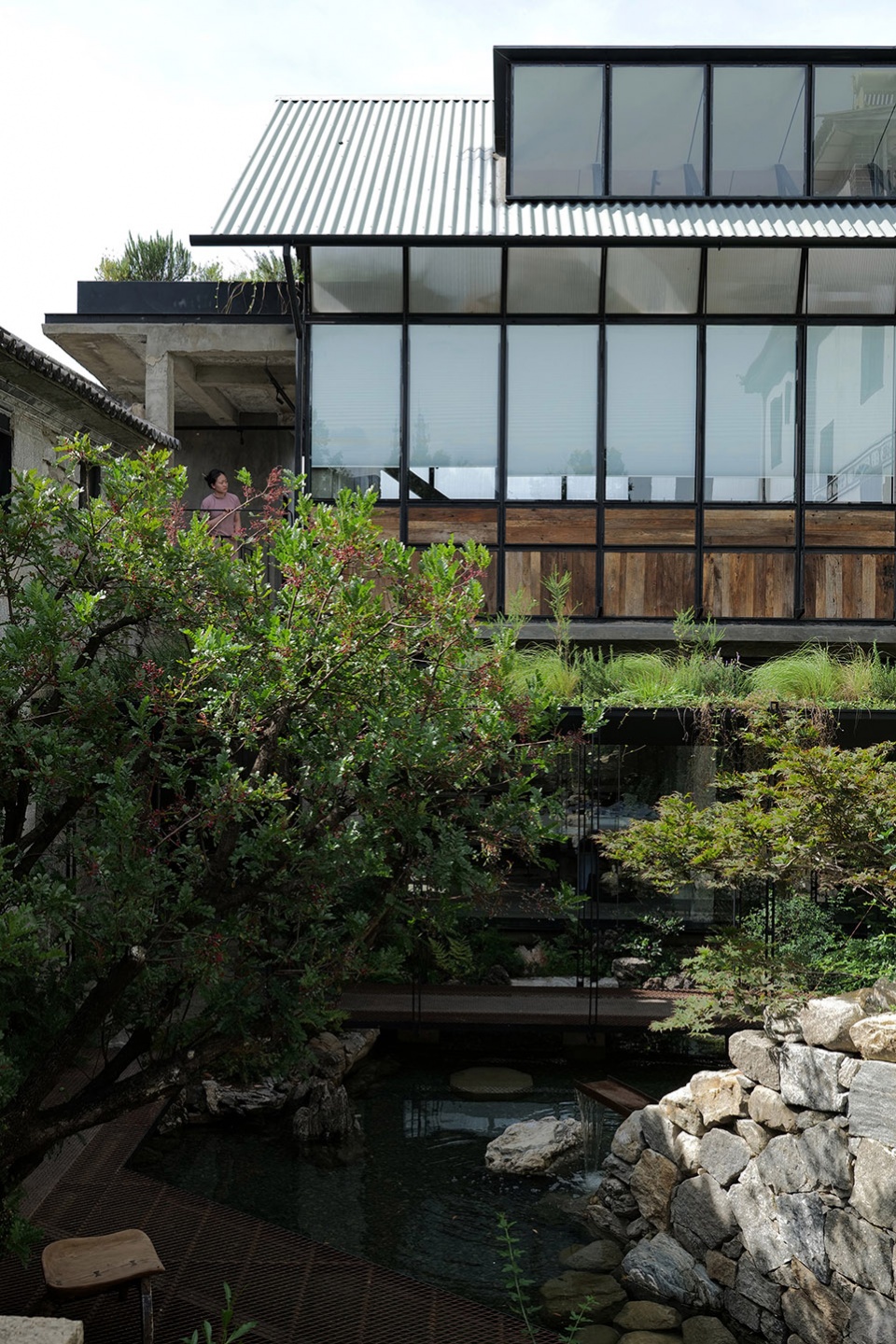 ruins cave garden by arconnect architects