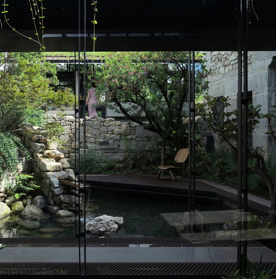 ruins cave garden by arconnect architects