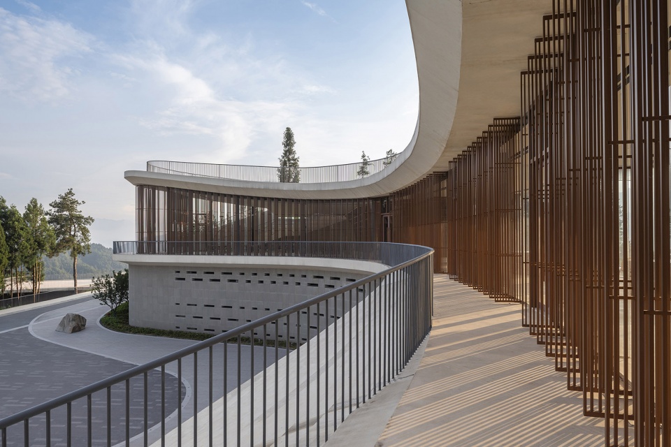 sanxia tea town exhibition center by archstudio