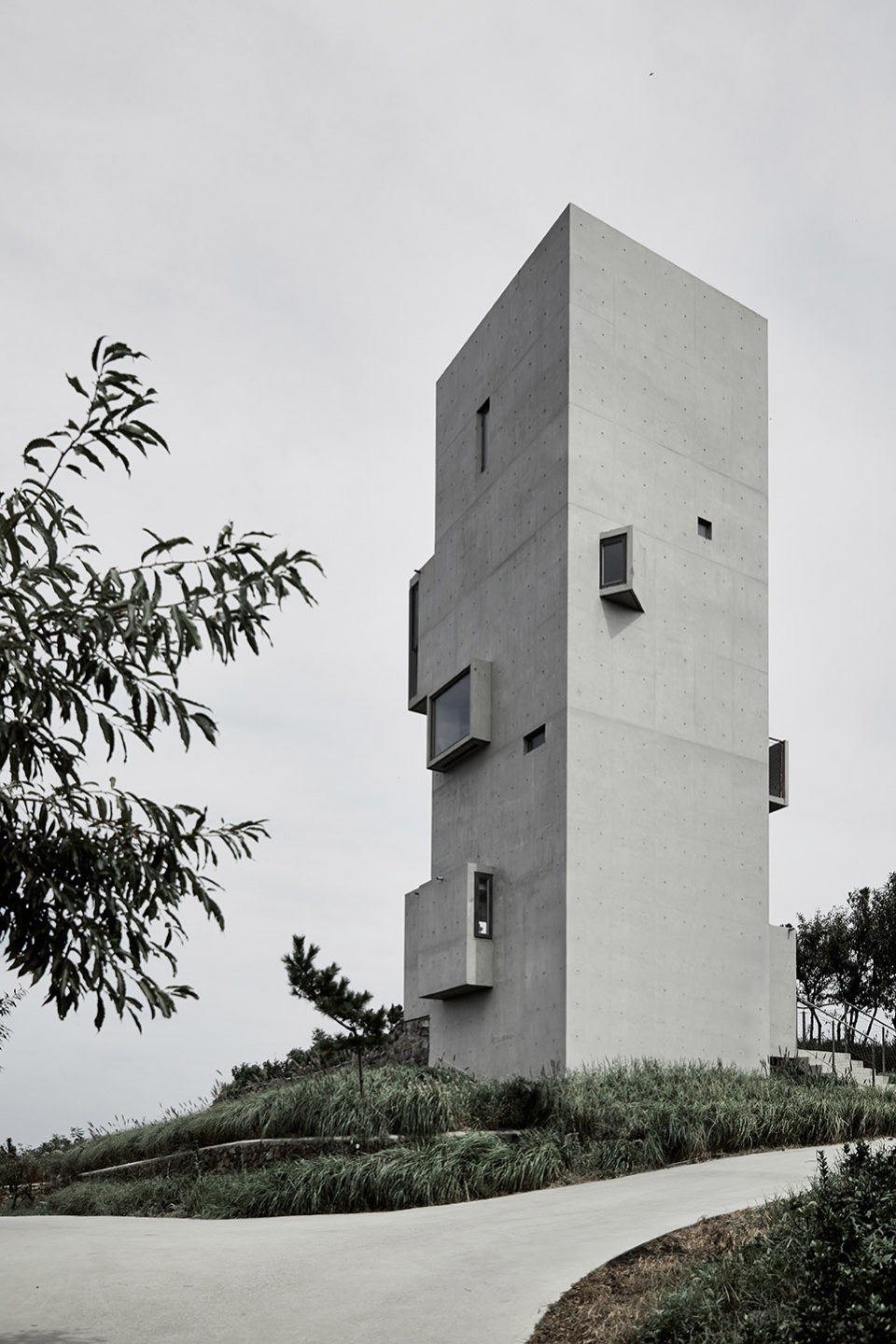 cliff cafe and tower house by trace architecture office tao