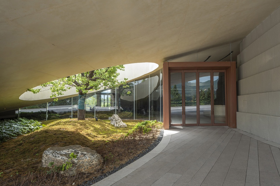 sanxia tea town exhibition center by archstudio
