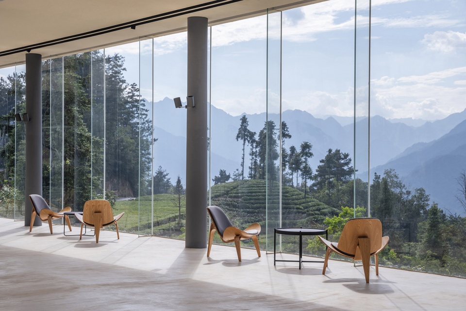 sanxia tea town exhibition center by archstudio