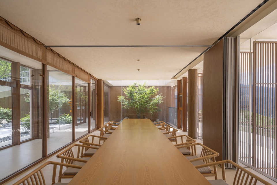 sanxia tea town exhibition center by archstudio
