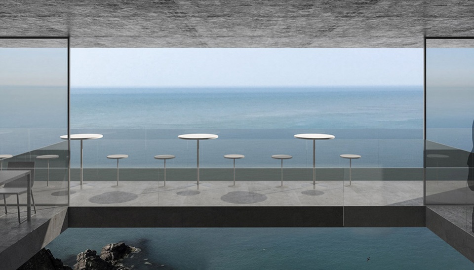 cliff cafe and tower house by trace architecture office tao