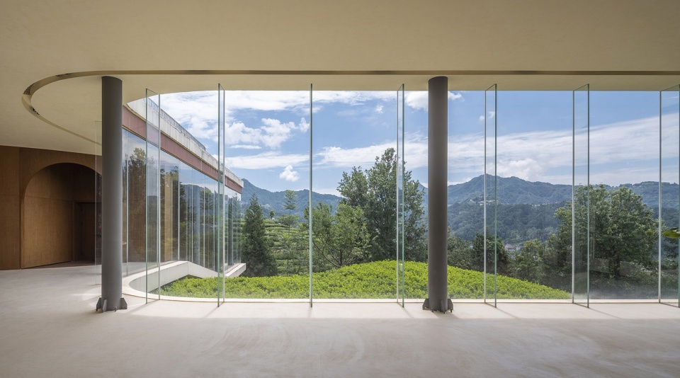 sanxia tea town exhibition center by archstudio