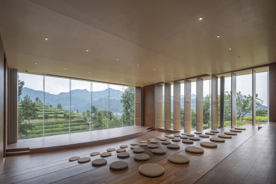 sanxia tea town exhibition center by archstudio