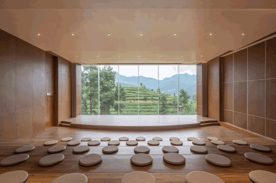 sanxia tea town exhibition center by archstudio