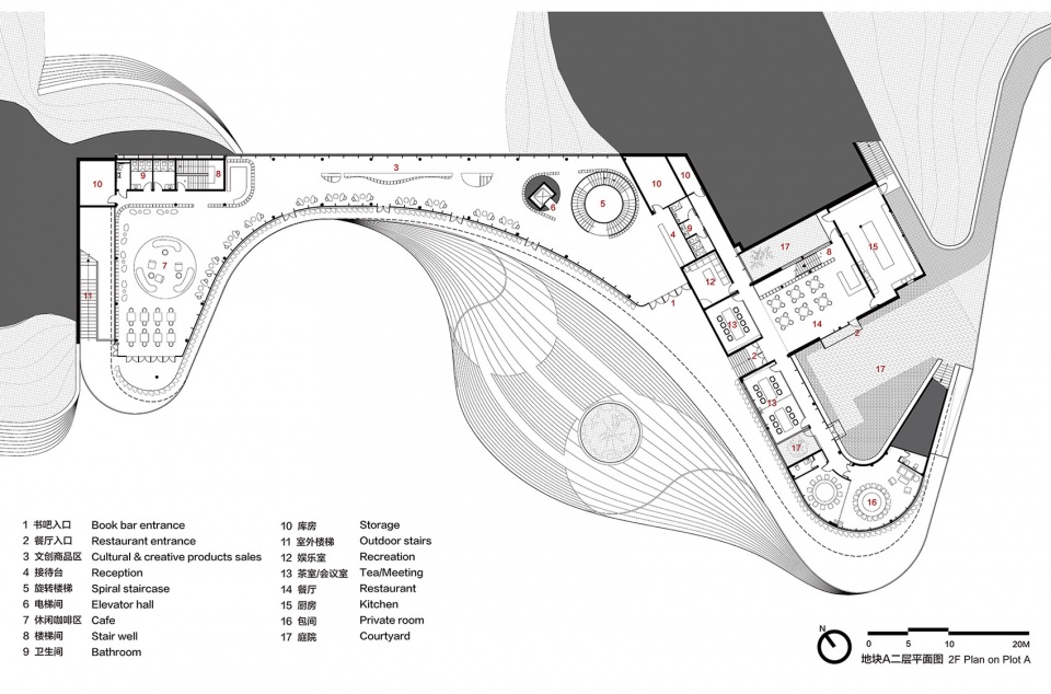 sanxia tea town exhibition center by archstudio
