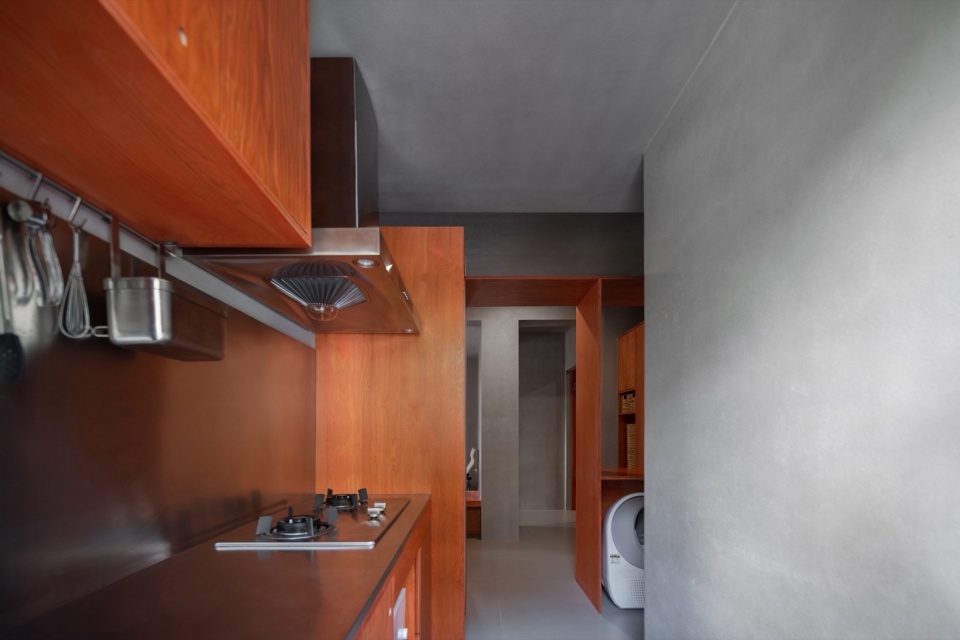 home in shimoriver 21 开放式厨房©DONG建筑影像