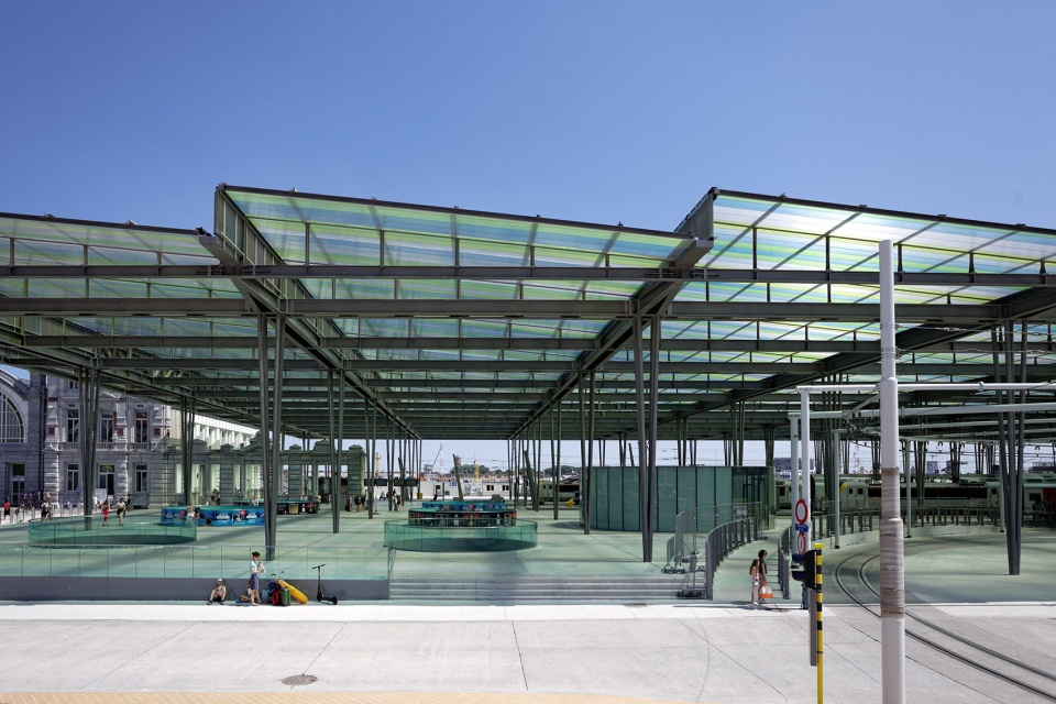 oostende station by dietmar feichtinger architectes