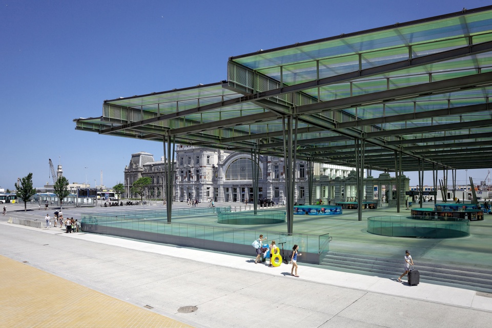 oostende station by dietmar feichtinger architectes
