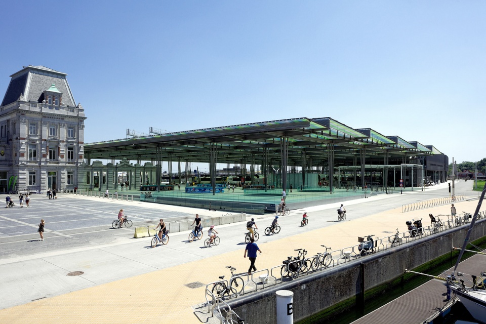 oostende station by dietmar feichtinger architectes